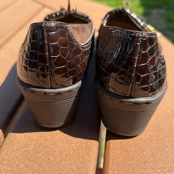 Ara Naturform Brown Loafers Slip-Ons Kiltie Shoes Size 7.5 Wide - Picture 4 of 8